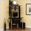 ADD TO YOUR SET: Studio RTA Corner Computer Desk in Black and Maple