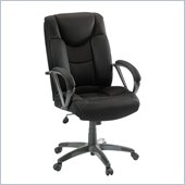 Studio RTA Gruga Deluxe Black Fabric AirSeat Executive Chair