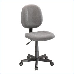Studio RTA Gruga Gray Fabric Armless Task Chair