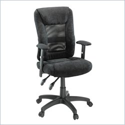 Studio RTA Gruga Black Fabric Mesh Ergonomic Chair
