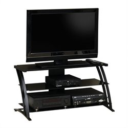 Studio RTA Deco Panel TV Stand in Black
