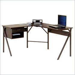 Studio RTA Akimbo L-Shaped Computer Workcenter Bronze/Espresso