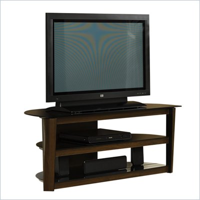 Studio RTA Entertainment Credenza in Black/Dark Cinnabar