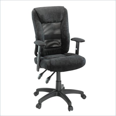 Studio RTA Gruga Black Fabric Mesh Ergonomic Chair