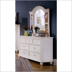 Samuel Lawrence Furniture Seabrook Cottage White Vertical Mirror by Samuel Lawrence Furniture
