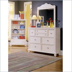 Samuel Lawrence Furniture Seabrook Cottage White Vertical Mirror by Samuel Lawrence Furniture