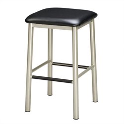 Regal Paulo 30 High Square Backless Metal Bar stool