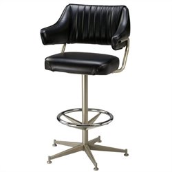 Regal Salvadora 30 High Single Base Chrome Swivel Bar Stool