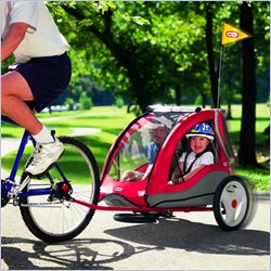 Little Tikes Cozy Cruiser Two Seat Bike Trailer