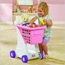 Little Tikes Shopping Cart in Pink/White