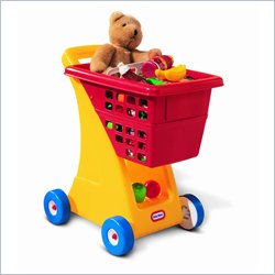 Little Tikes Kid's Shopping Cart in Yellow/Red
