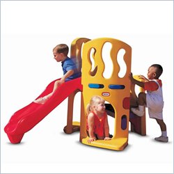 Little Tikes Hide & Slide Climber Indoor/Outdoor Play Gym in Yellow/Red