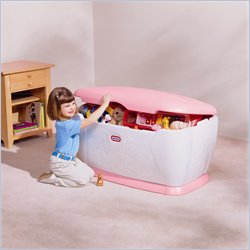 Little Tikes Giant Toy Chest w/ Detachable Lid Pink/White