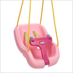 Little Tikes 2-in-1 Snug 'n Secure Swing in Pink