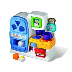 Little Tikes DiscoverSounds Fully Stocked Compact Kitchen