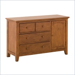 Status Furniture Milcroft Baby Nursery Dresser in Walnut