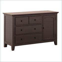 Status Furniture Milcroft Baby Nursery Dresser in Rubbed Black