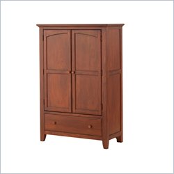 Status Furniture Milcroft Baby Nursery Armoire in Mahogany