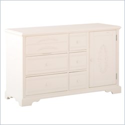 Status Furniture Somerset Baby Nursery Dresser in Antique White
