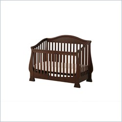 Status Furniture Cavendish Stages Convertible Wood Baby Crib in Espresso Best Price