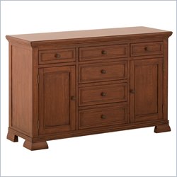 Status Furniture Cavendish Baby Nursery Dresser in Mahogany