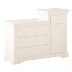 Status Furniture Sussex Baby Nursery Dresser in Antique White