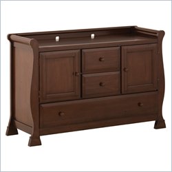 Status Furniture Birkdale Baby Nursery Dresser in Espresso