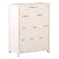 Status Furniture Montrose Baby Nursery 5-Drawer Dresser in White