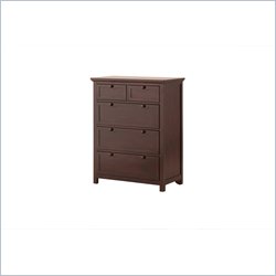 Status Furniture Montrose Baby Nursery 5-Drawer Dresser in Espresso