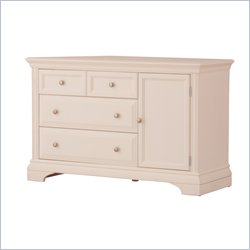 Status Furniture Brookfield Baby Nursery Dresser in Antique White