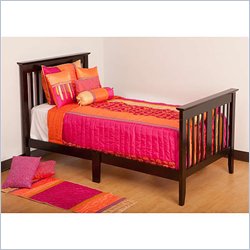 Status Furniture Beatrice Twin or Full Size Bed in Espresso