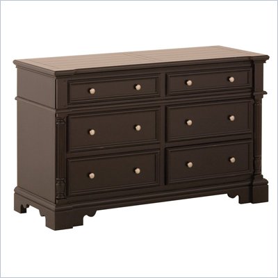 Status Furniture Richmond Baby Nursery Dresser in Rubbed Black