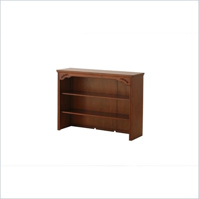 Status Furniture Somerset Baby Nursery Dresser Hutch in Mahogany