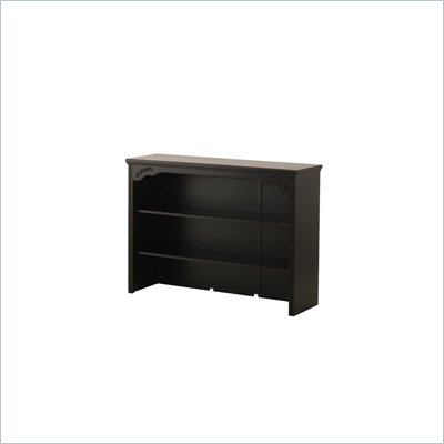 Status Furniture Somerset Baby Nursery Dresser Hutch in Rubbed Black