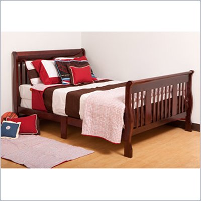 Status Furniture Tuscany Full Size Sleigh Bed in Cherry