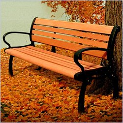 Vifah 5 Foot Park Bench with Arms
