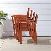 Vifah Stacking Dining Chair (set of 4)
