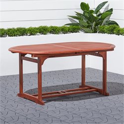 Vifah Outdoor Vista Extension Table with Butterfly