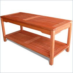 Vifah Sofa Table Set with 1 Atlantic Armchair and Bench