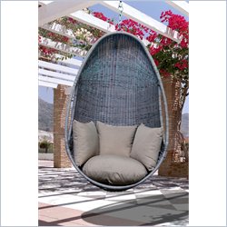 Vifah Hanging Chair in Light Gray