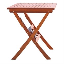 Vifah Outdoor Wood Folding Bistro Table