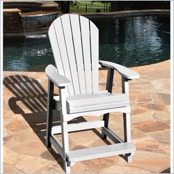 Vifah Outdoor Adirondack Bar Chair