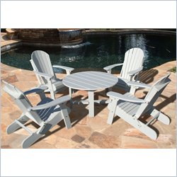 Vifah 5 Piece Outdoor Conversation Dining Set