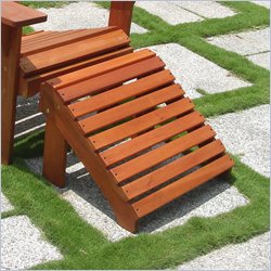 Vifah Outdoor Wood Adirondack Footrest