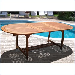 Vifah Puti Extension Table with Butterfly