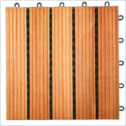 Vifah Eucalyptus Anti-Slip Deck Tile - 5 Slats