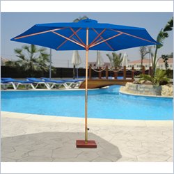 Vifah 9 Feet Patio Umbrella-Blue