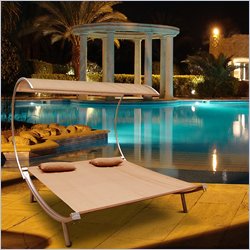 Vifah Giric Outdoor Steel Double Hammock Bed