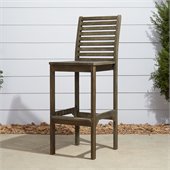 Vifah Renaissance Outdoor Hand-scraped Hardwood Bar Chair
