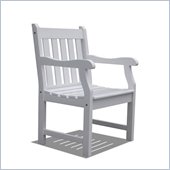 Vifah Bradley Outdoor Wood Armchair